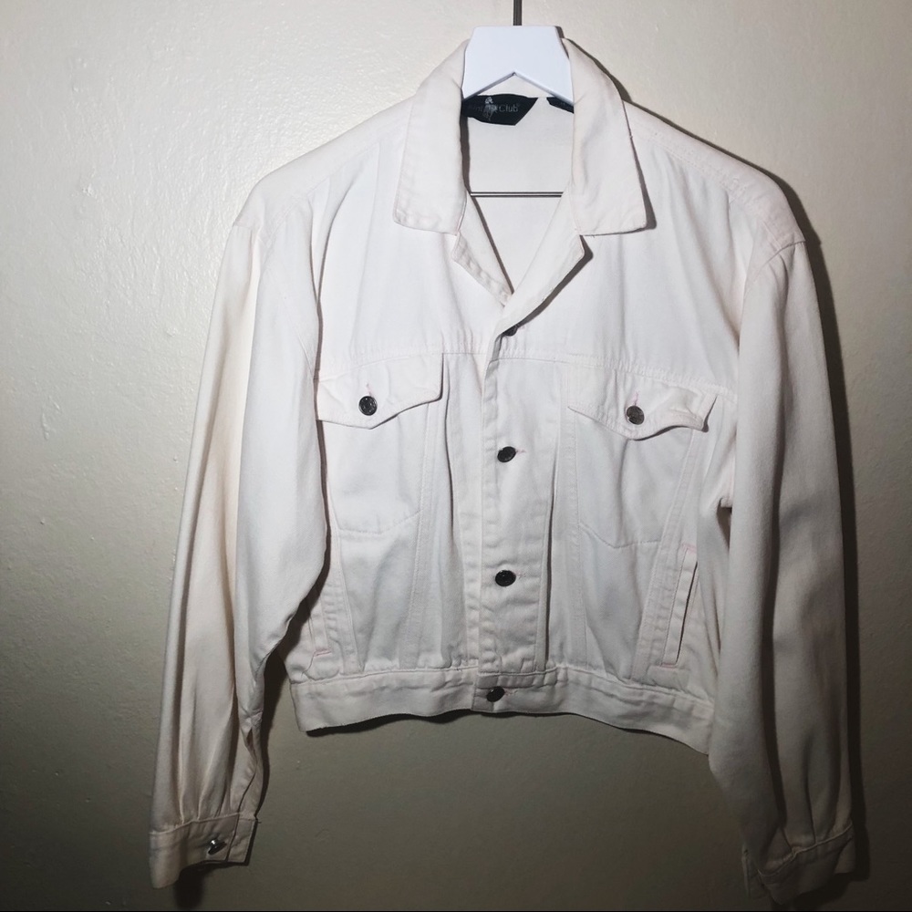 White Denim Jacket